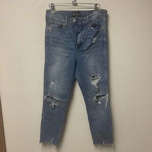 GAP High Rise Vintage Slim Blue Denim